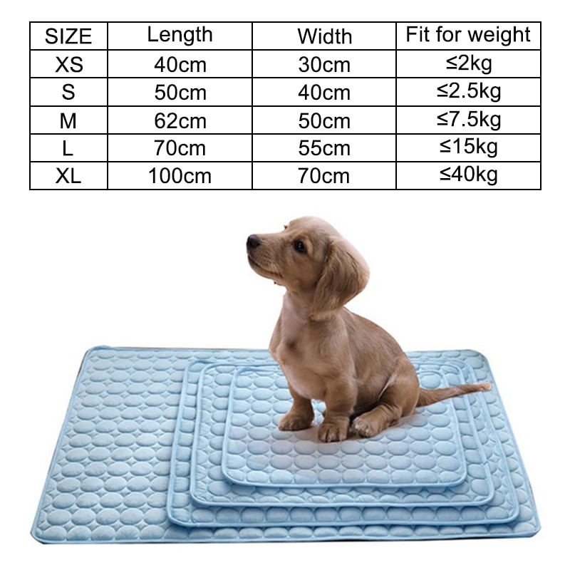 Dog Mat Cooling Summer Pad Mat For Dogs Cat Blanket Sofa Breathable Pet Dog Bed Summer 7 Wholesale Dog & Cat Clothing