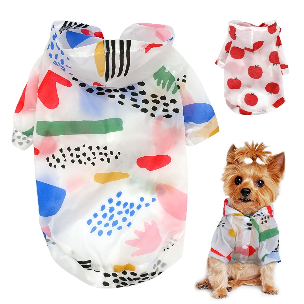 Dog Raincoat Sun-proof Clothing Summer...