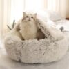 Pet Dog Cat Bed House Round Plush Wholesale