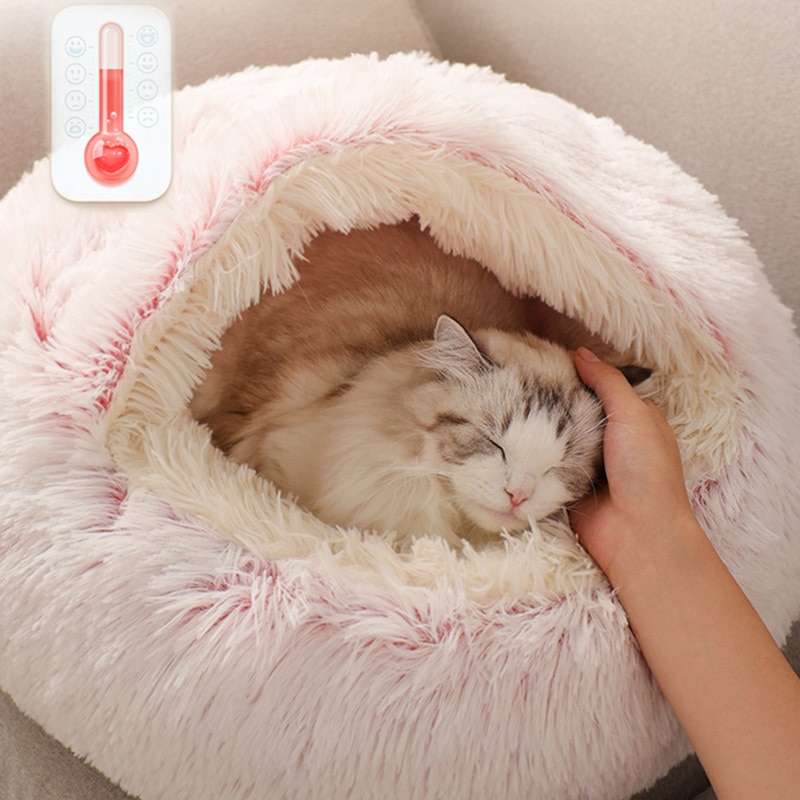 Pet Dog Cat Bed House Round Plush Wholesale