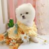 Dog Puppy Dresses Yellow Dress Wholesale