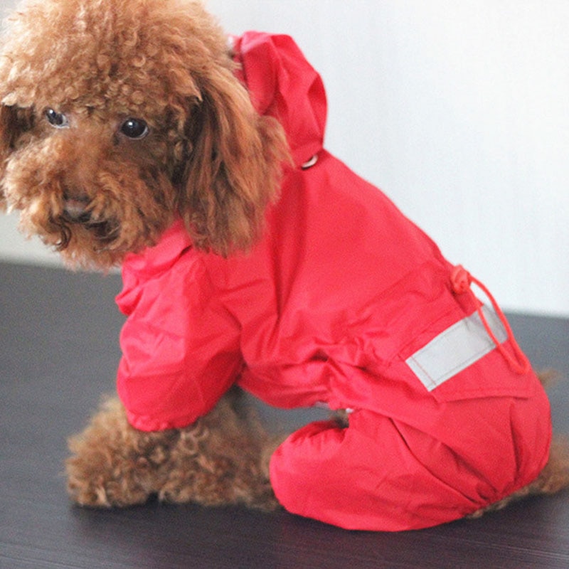 Pet Cat Dog Raincoat Hooded Reflective Wholesale