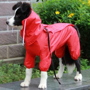 Pet Dog Raincoat Outdoor Waterproof...