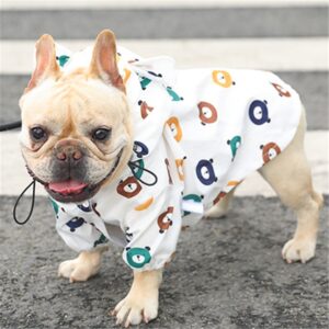 Pet Dog Raincoat Pug French Bulldog Clothes Waterproof Clothing