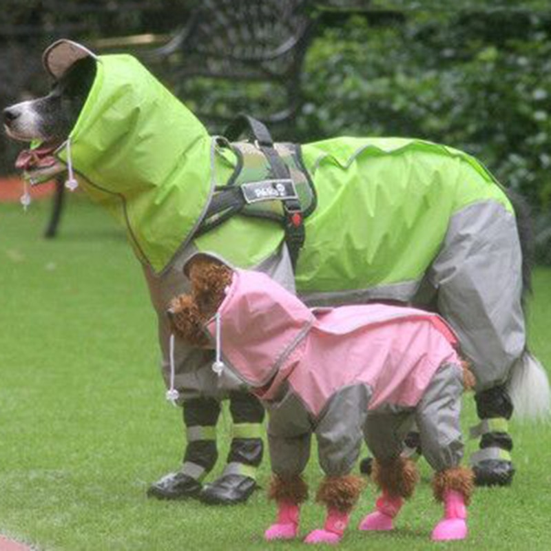 Pet Large Dog Raincoat Outdoor Waterproof Clothes Wholesale