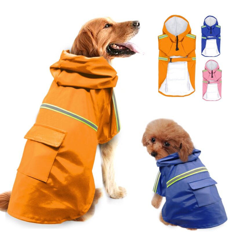 Raincoat For Dogs Waterproof Dog Coat Jacket Wholesale