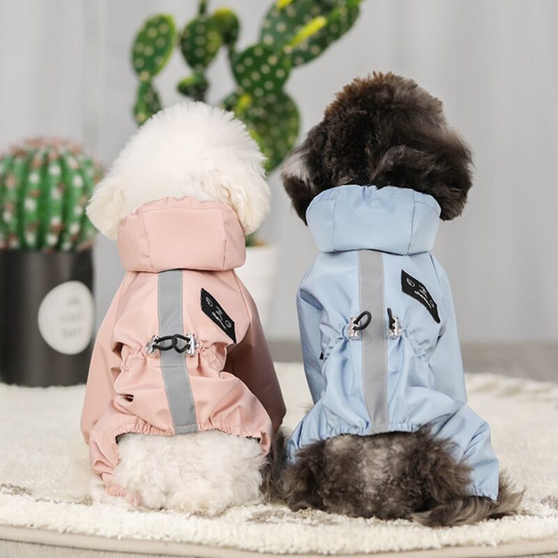 Reflective Dog Raincoat Waterproof Dog Clothes
