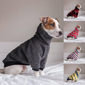 Striped Dog Clothing Pet Coat...