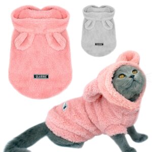 Warm Cat Clothes Winter Pet...