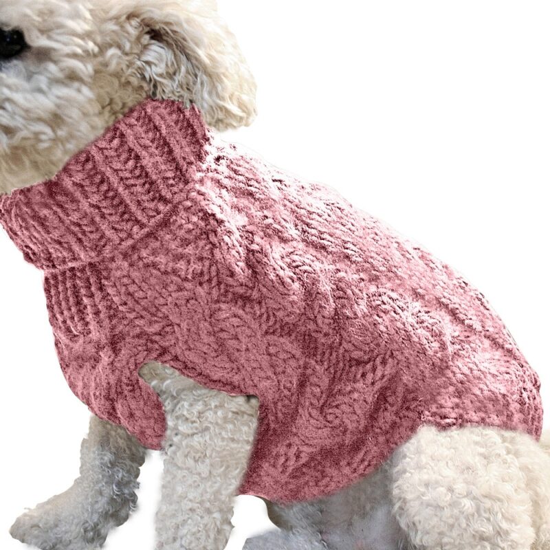 Winter Dog Clothes Puppy Knitting Warm Wool Outfit